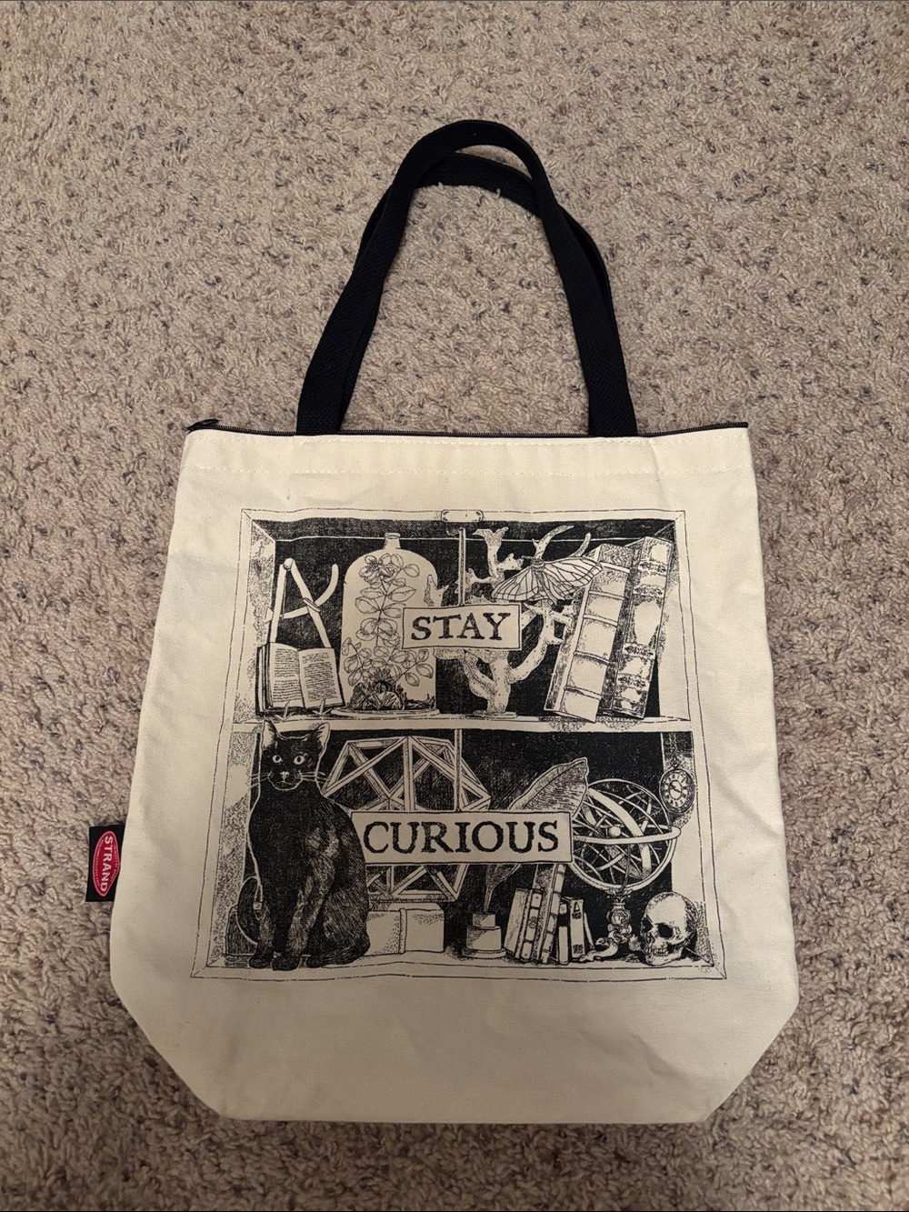 The Strand Stay Curious Tote Bag